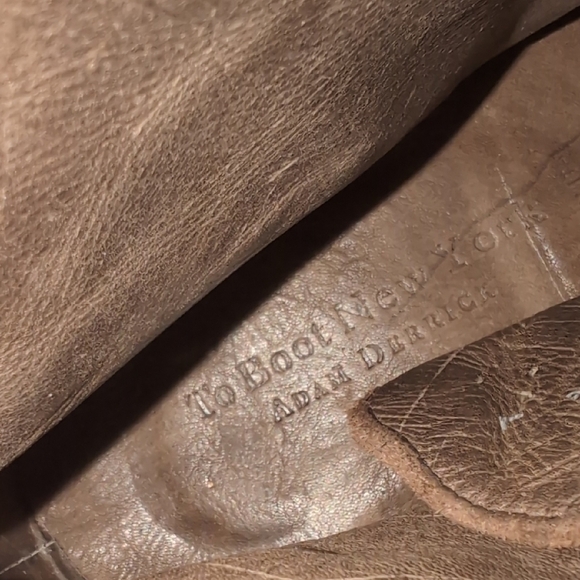 To Boot Dark Brown Leather Men's Boots - Picture 6 of 9